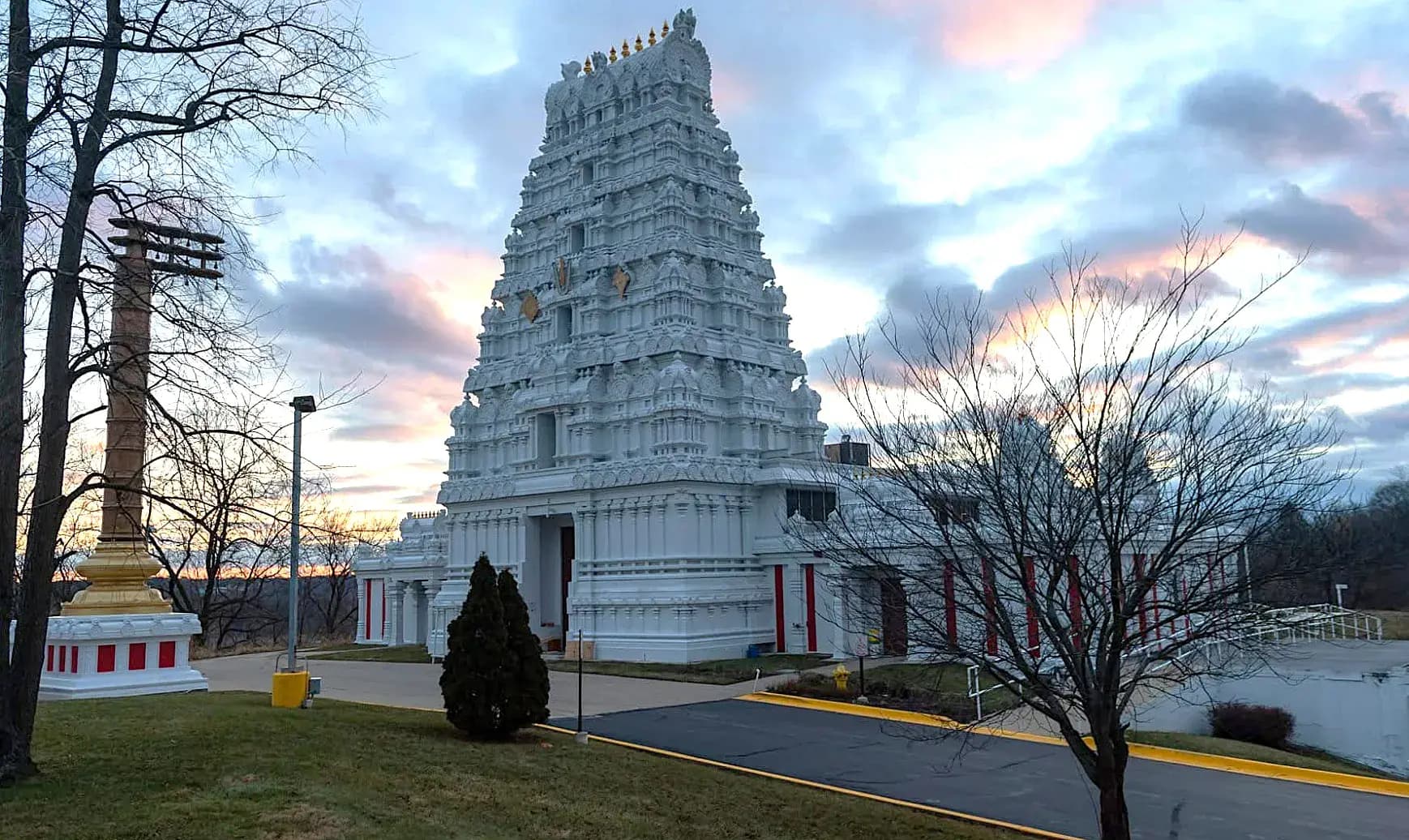 Explore the Tranquil Beauty of the Hindu Temple of Greater Chicago in Lemont, IL