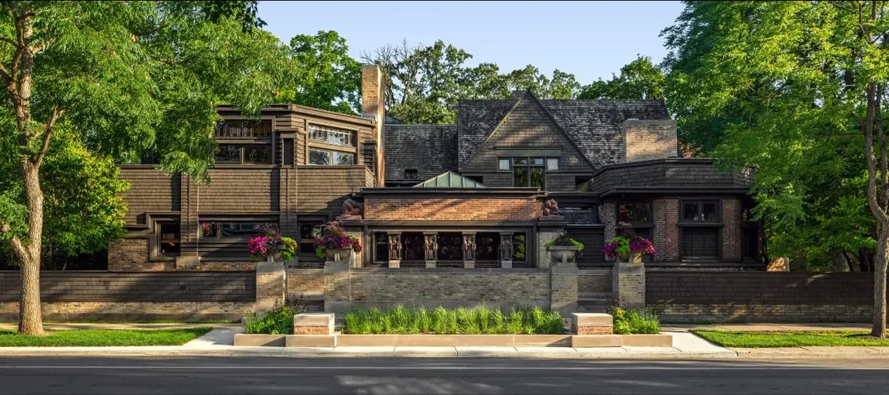 Explore Frank Lloyd Wright's Masterpieces: A Journey Through His Iconic Home & Studio in Oak Park, IL